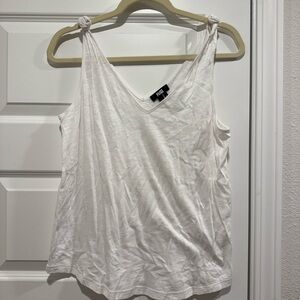 Paige White Sleeveless Top